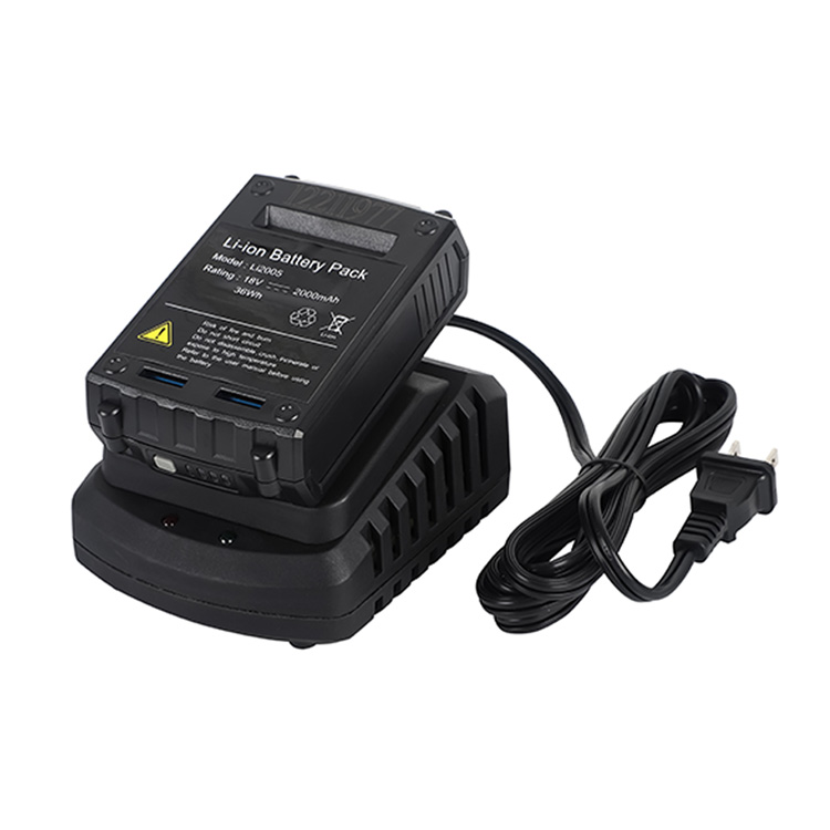 Quick Charger 21VDC 2.3A Suitable Canty and Minova Battery 18 V 2.0 Ah and 18 V 4.0 Ah